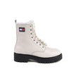 Tommy Hilfiger Beige Leather Ankle Boots Tommy Hilfiger