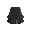 Marant Etoile Black Cotton Mini Skirt
