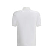 Brunello Cucinelli White Cotton Polo Shirt