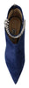 Jimmy Choo Pop Blue Crystal-Strap Heeled Boots Jimmy Choo