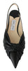 Jimmy Choo Elegant Pointed Toe Leather Flats Jimmy Choo