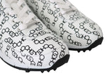 Jimmy Choo Elegant Monochrome Leather Sneakers Jimmy Choo