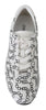 Jimmy Choo Elegant Monochrome Leather Sneakers Jimmy Choo