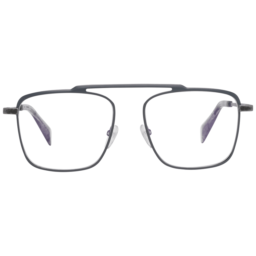 Yohji Yamamoto Gray Titanium Glasses (Frames) Yohji Yamamoto