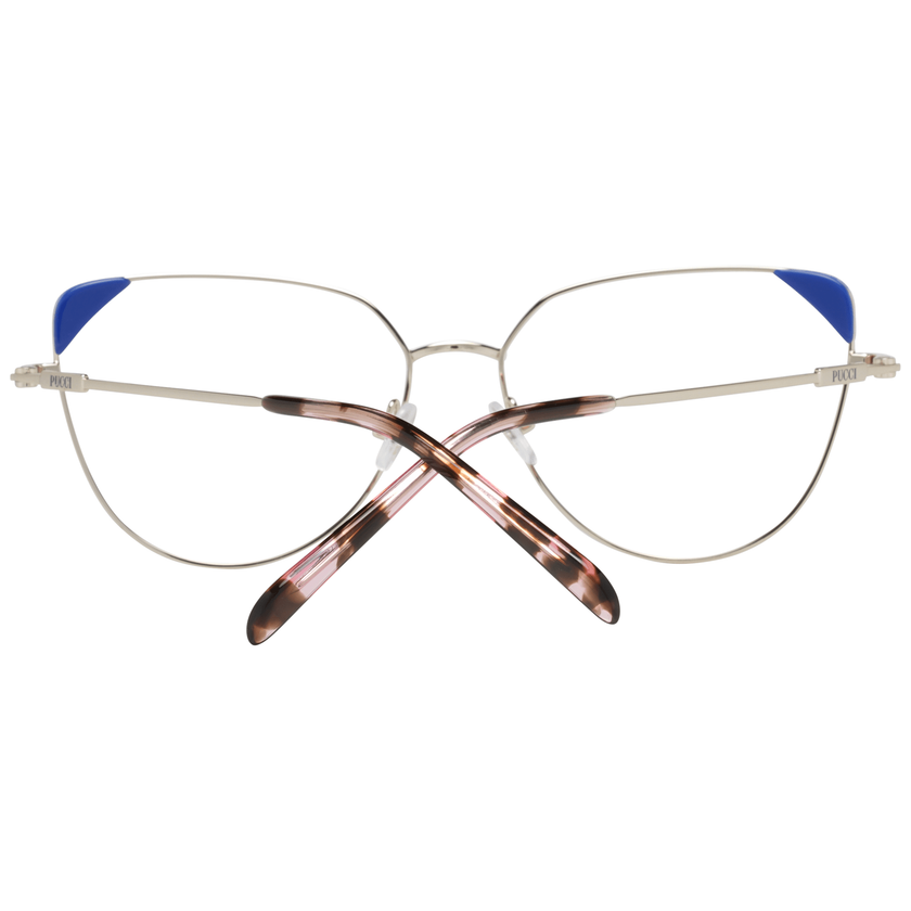 Emilio Pucci Gold Metal & Plastic Glasses (Frames) Emilio Pucci
