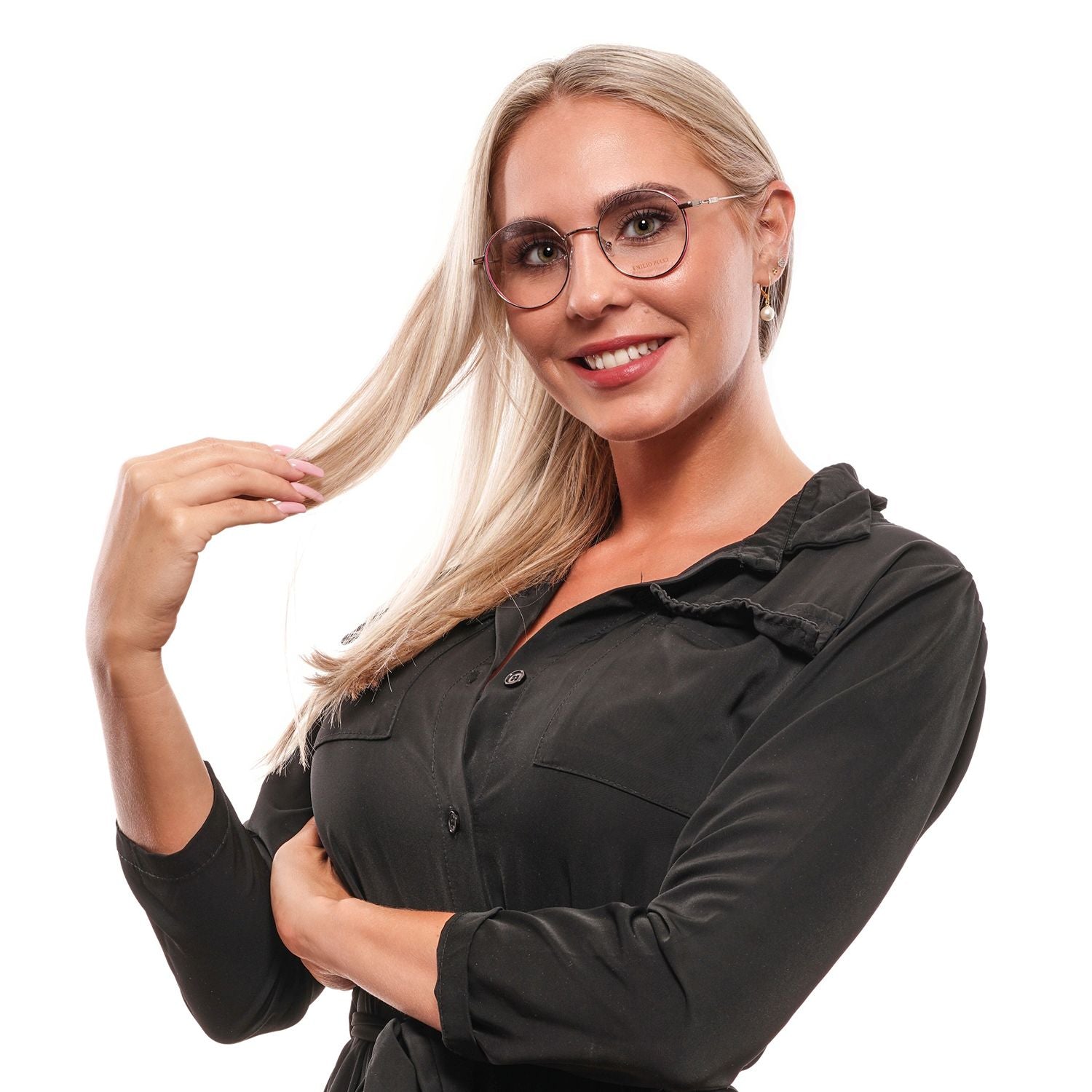 Emilio Pucci Gray Women Glasses Frame Emilio Pucci