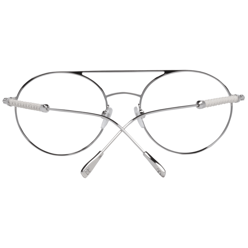 Tod's White Metal & Leather Glasses (Frames) Tod's