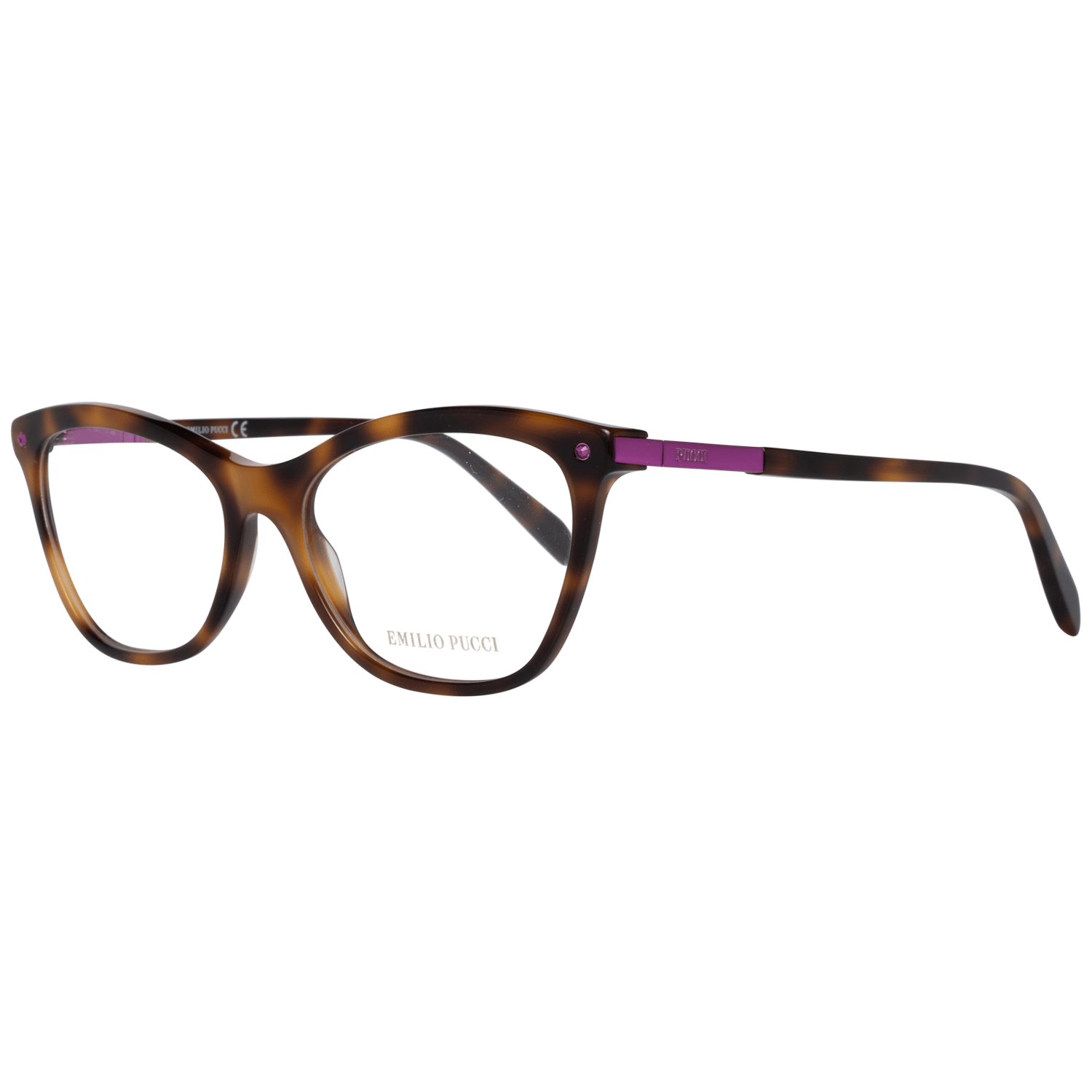 Emilio Pucci Brown Plastic Glasses (Frames) Emilio Pucci