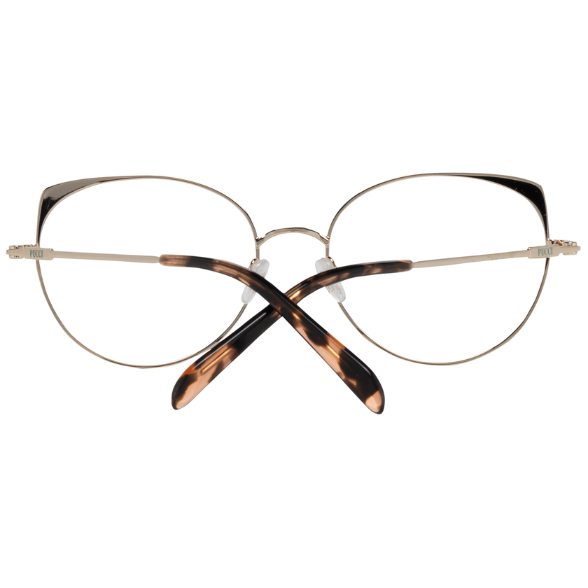 Emilio Pucci Gold Metal Glasses (Frames) Emilio Pucci