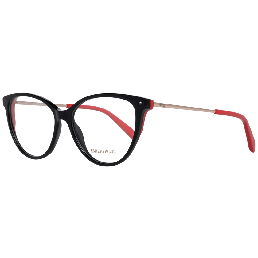 Emilio Pucci Black Plastic Glasses (Frames) Emilio Pucci