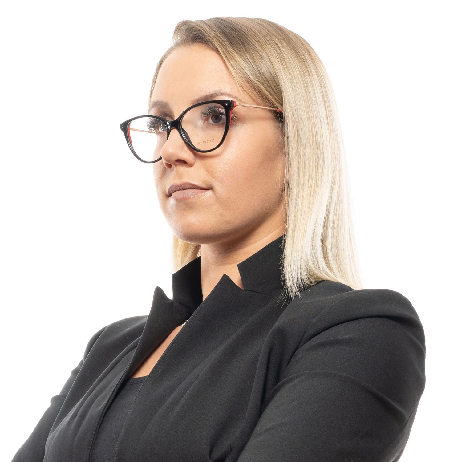 Emilio Pucci Black Women Glasses Frame Emilio Pucci