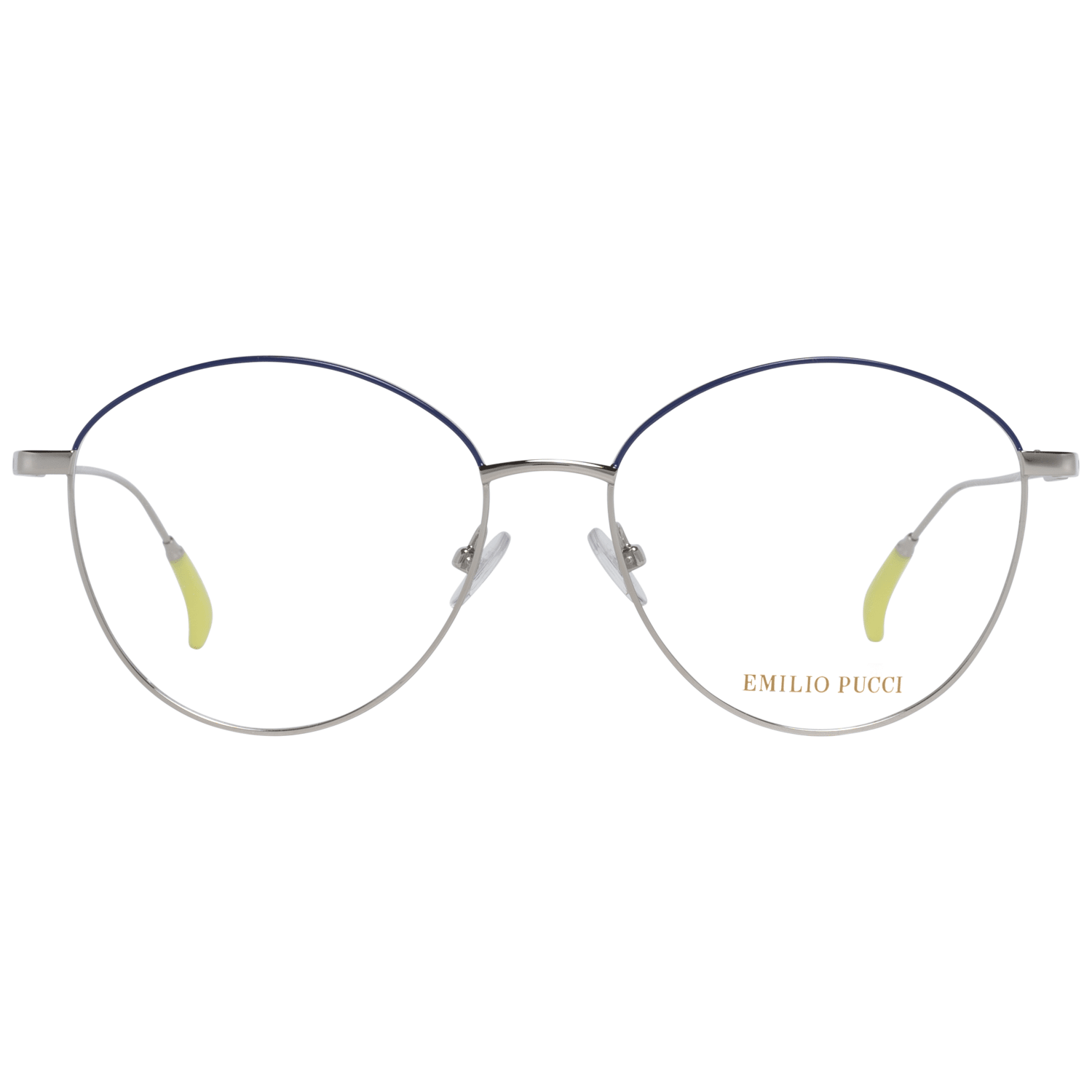 Emilio Pucci Blue Metal Glasses (Frames) Emilio Pucci