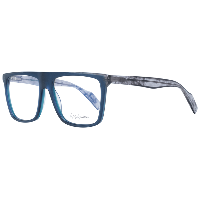 Yohji Yamamoto Blue Plastic Glasses (Frames) Yohji Yamamoto