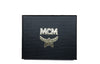 MCM Spectrum Diamond Mini Neon Yellow Visetos Leather Card Case Holder Wallet MCM