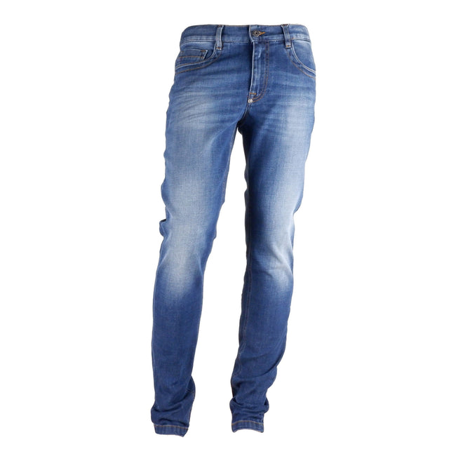 Bikkembergs Blue Cotton Men Jeans Bikkembergs