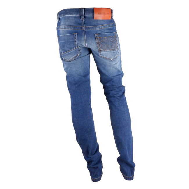 Bikkembergs Blue Cotton Men Jeans Bikkembergs