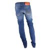 Bikkembergs Blue Cotton Men Jeans Bikkembergs