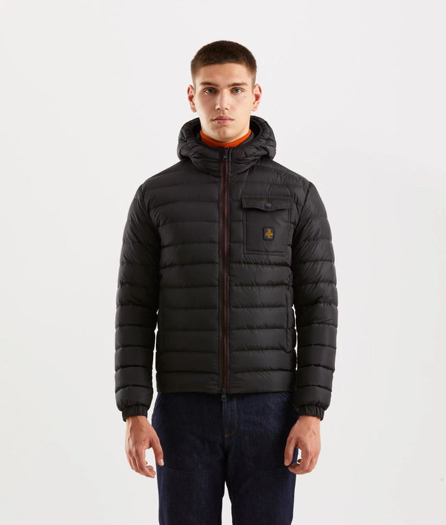 Refrigiwear Black Nylon Men's Jacket Refrigiwear