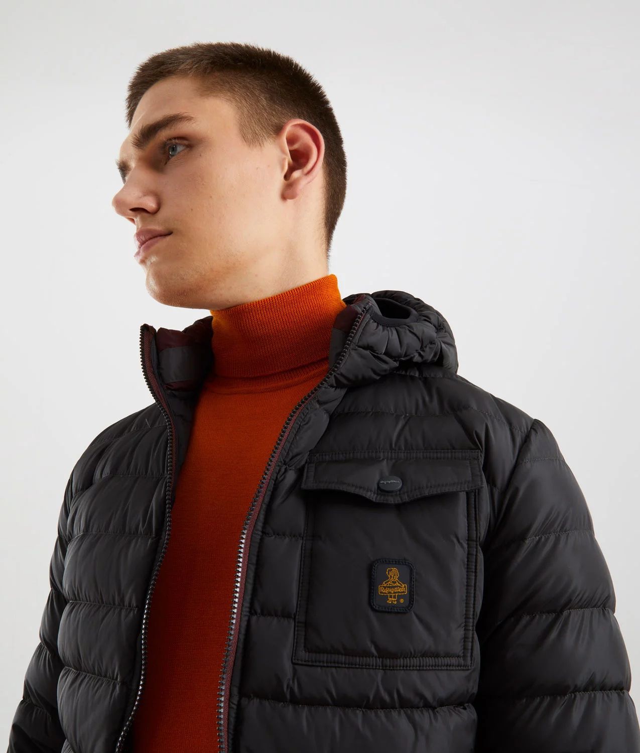 Refrigiwear Black Nylon Men's Jacket Refrigiwear