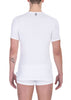 Bikkembergs White Cotton Men's V-Neck T-Shirt Bikkembergs
