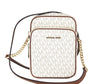 Michael Kors Jet Set Medium Vanilla PVC North South Chain Crossbody Handbag Michael Kors