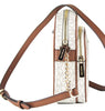 Michael Kors Jet Set Medium Vanilla PVC North South Chain Crossbody Handbag Michael Kors