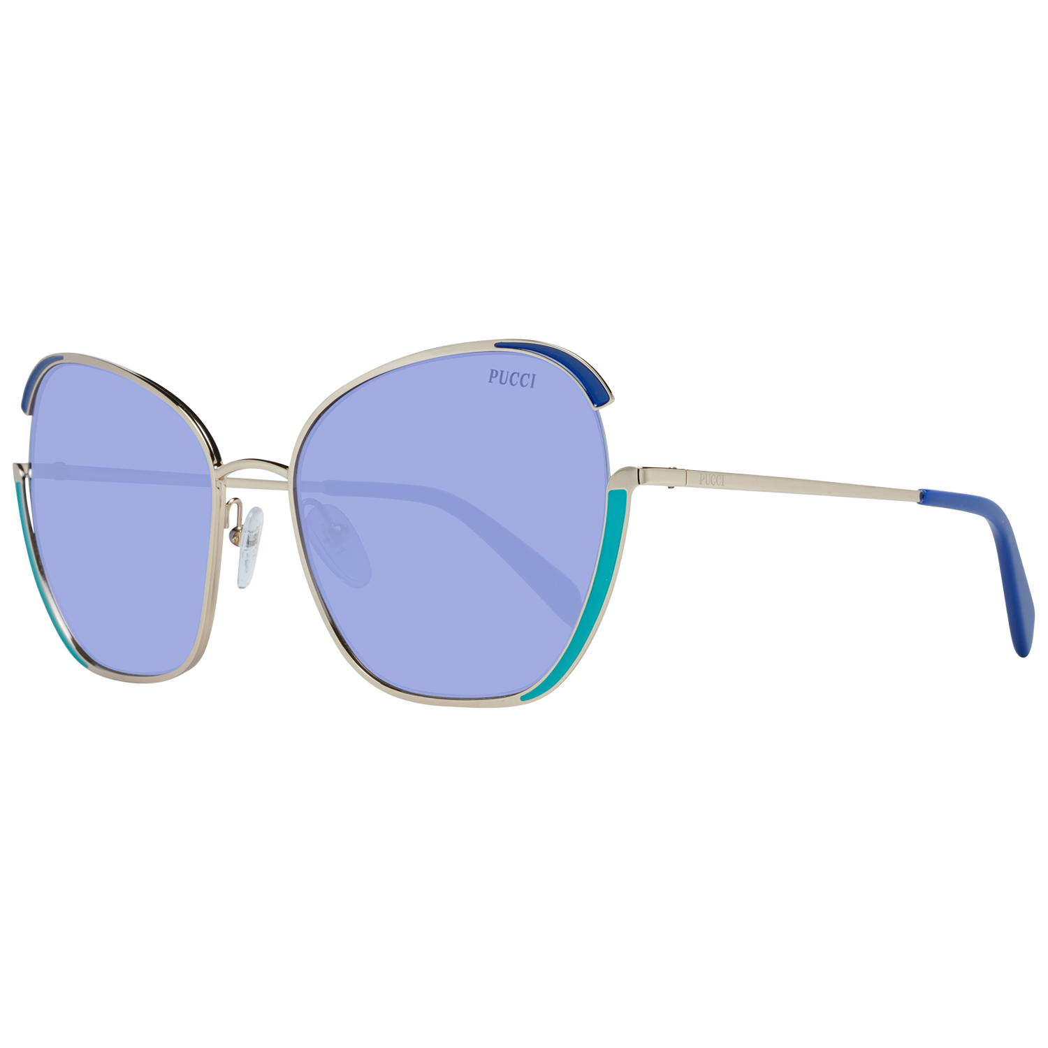 Emilio Pucci Gold Women Sunglass Emilio Pucci