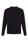 Hugo Boss Elegant Black Cotton Round Neck Sweatshirt Hugo Boss