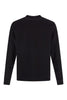 Hugo Boss Elegant Black Cotton Round Neck Sweatshirt Hugo Boss