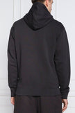 Hugo Boss Elegant Dark Blue Cotton Hooded Sweatshirt Hugo Boss