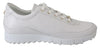 Jimmy Choo White Leather Monza Sneakers Jimmy Choo