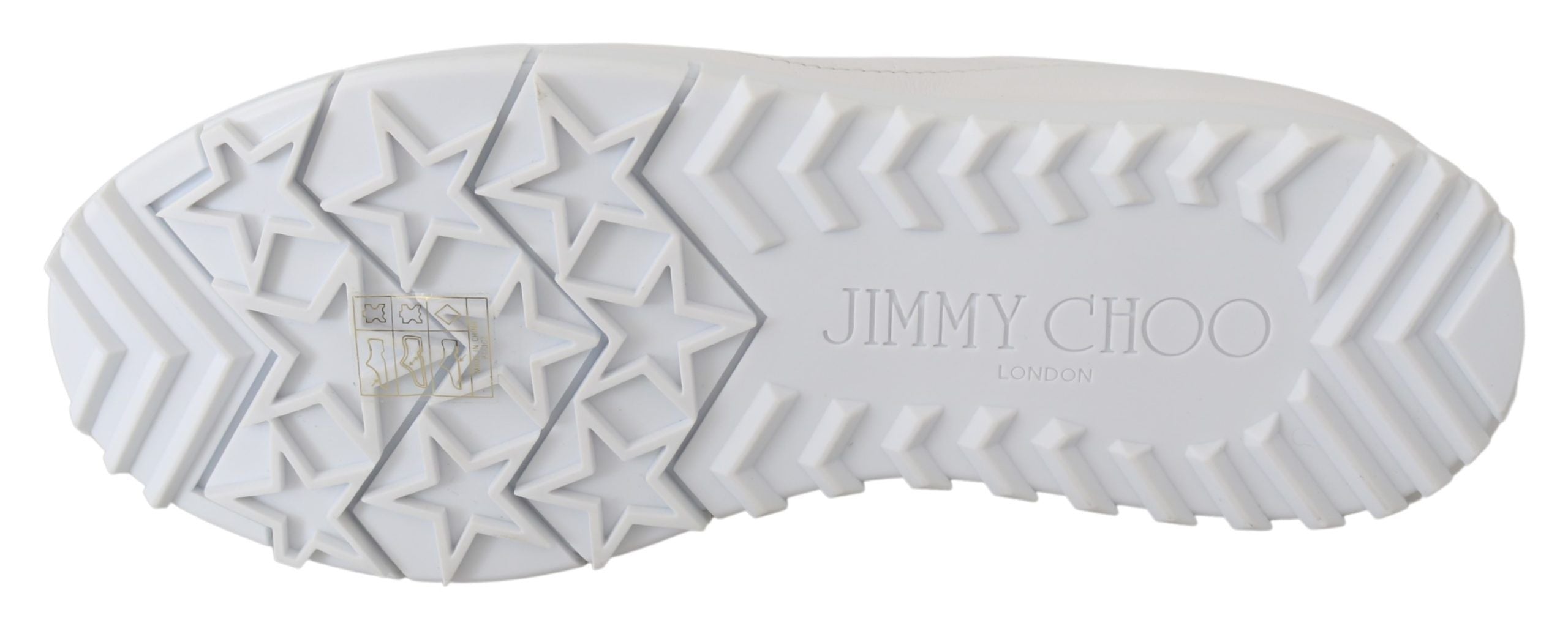 Jimmy Choo White Leather Monza Sneakers Jimmy Choo
