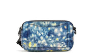 Marc Jacobs The Snapshot bag Watercolor Blue Printed Leather Shoulder Bag Purse Marc Jacobs