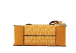 Michael Kors Mercer XS Honeycomb Gold Signature PVC North South Shopper Crossbody Bag Michael Kors