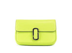 Marc Jacobs The J Marc Green Glow Smooth Leather Shoulder Crossbody Handbag Marc Jacobs