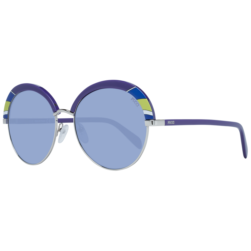 Emilio Pucci Purple Metal & Plastic Sunglasses Emilio Pucci