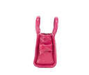 Marc Jacobs The Shiny Crinkle Micro Tote Magenta Leather Crossbody Bag Handbag Marc Jacobs