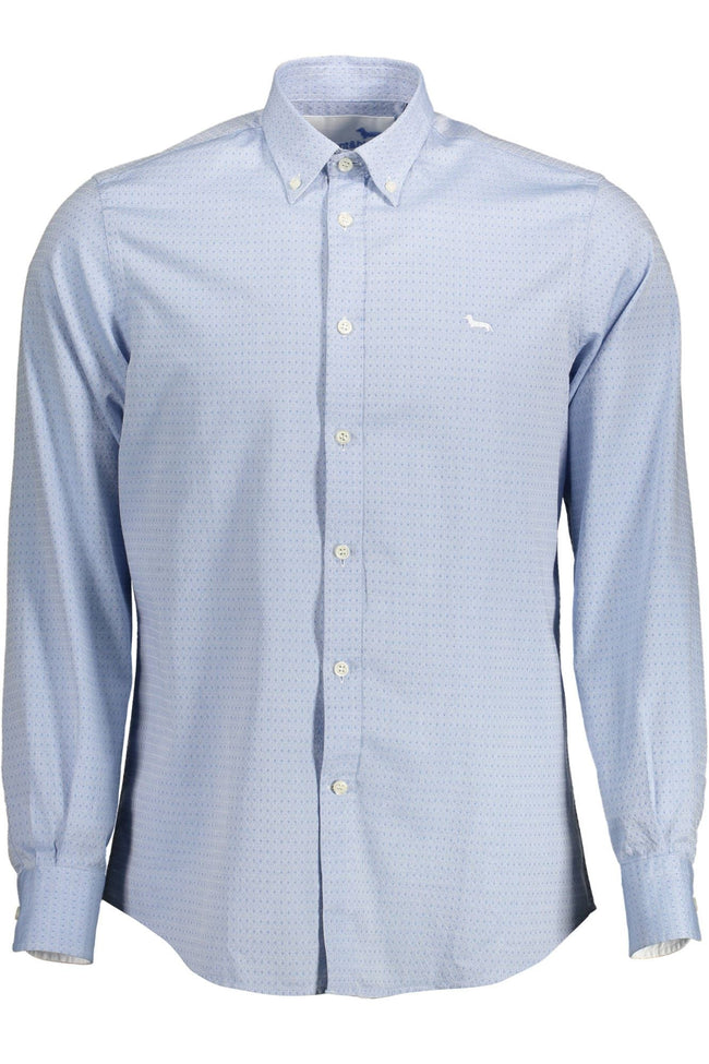 Harmont & Blaine Light Blue Cotton Regular Fit Shirt Harmont & Blaine
