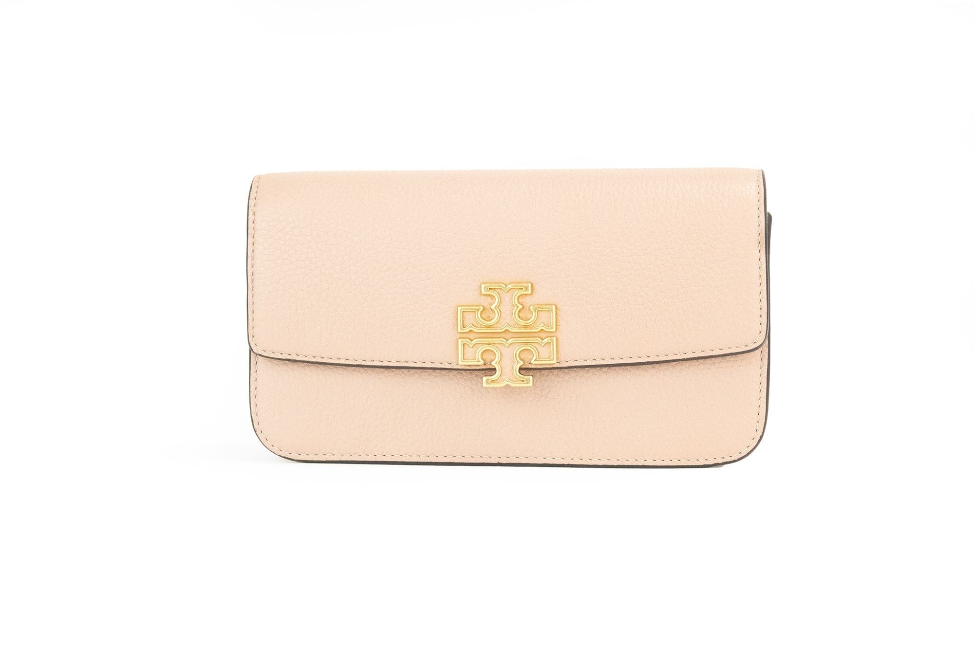 Tory Burch Britten Small Meadowsweet Leather Chain Wallet Crossbody Bag Tory Burch
