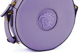 Versace Elegant Purple Round Shoulder Bag Versace