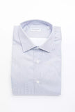 Robert Friedman Light Blue Cotton Men Shirt Robert Friedman