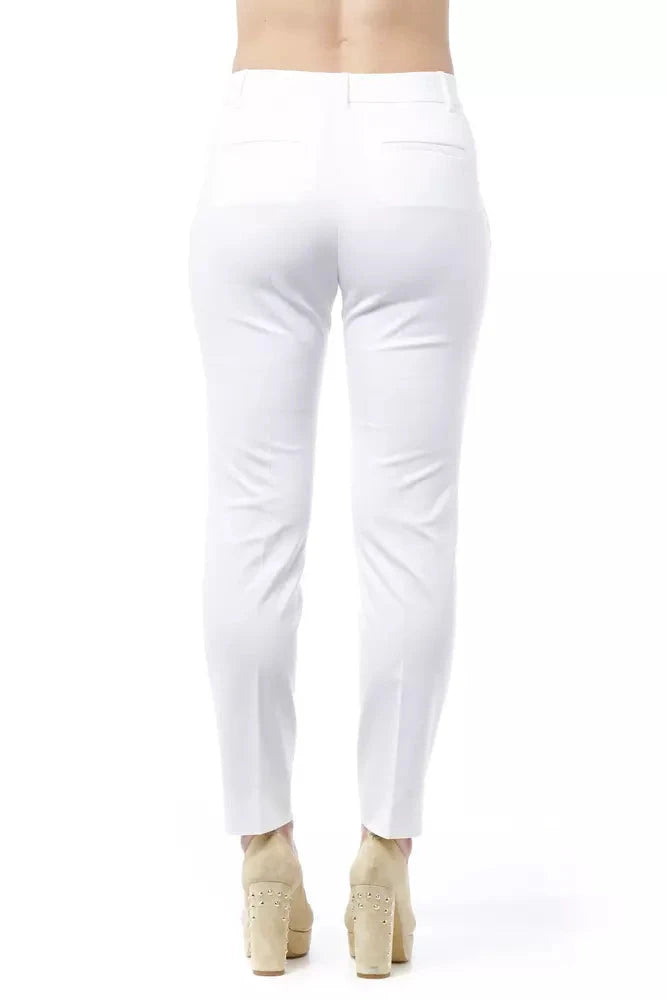 Peserico Chic High Waist Cigarette Leg Trousers Peserico
