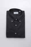 Robert Friedman Black Cotton Men's Shirt Robert Friedman