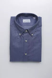 Robert Friedman Blue Cotton Mens Shirt Robert Friedman