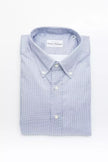 Robert Friedman Light Blue Cotton Men Shirt Robert Friedman