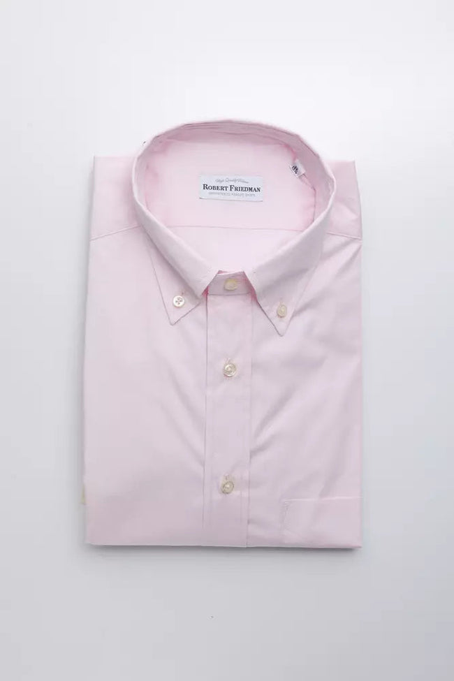 Robert Friedman Multicolor Cotton Men Shirt Robert Friedman