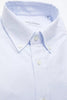 Robert Friedman Light Blue Cotton Men Shirt Robert Friedman