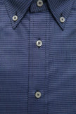 Robert Friedman Blue Cotton Mens Shirt Robert Friedman