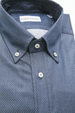 Robert Friedman Blue Cotton Men Shirt Robert Friedman