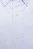Robert Friedman Light Blue Cotton Men Shirt Robert Friedman